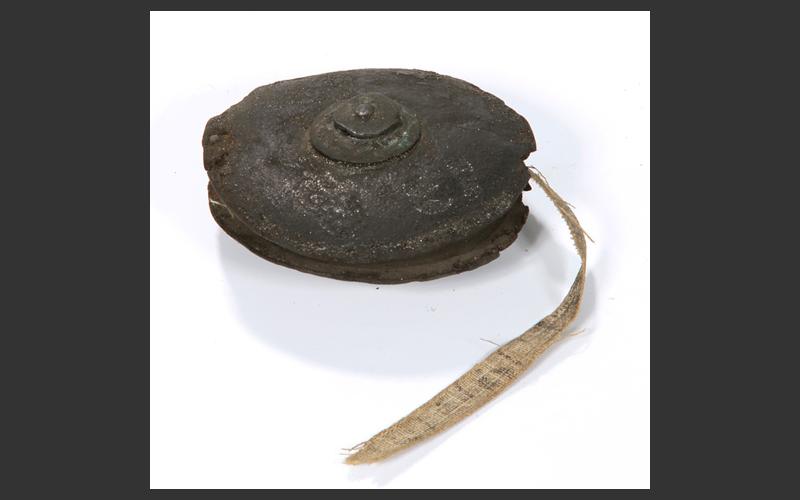 Artifacts+in+Coal Another relic of the Foord Pit explosion of 1880. This measuring tape ...