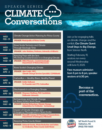 Museum of Industry Climate Conversation-Speaker Series graphic