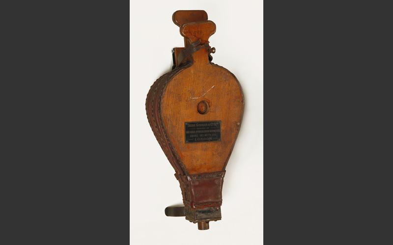 Bellows used in fighting fires.