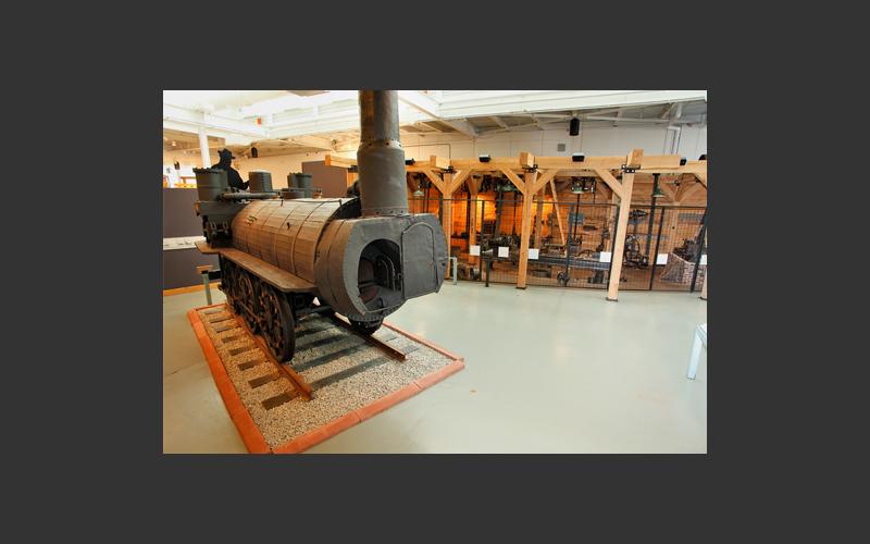 In the Age of Steam you can find one of the world’s oldest locomotives and see how a belt-driven machine shop works.