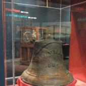 This bell from a shipwreck helps to tell the story of Cunard’s concerns for safety on the sea as Nova Scotia’s Lighthouse Commissioner.