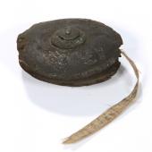 Another relic of the Foord Pit explosion of 1880. This measuring tape was found on the remains of an overman in 1927.