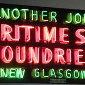 This neon sign hanging in our exhibit shows the New Glasgow, N.S. company’s pride in their work.
