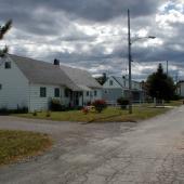 Coal miners housing, Pictou Co. gone