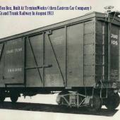 First railcar built at Trenton 1913