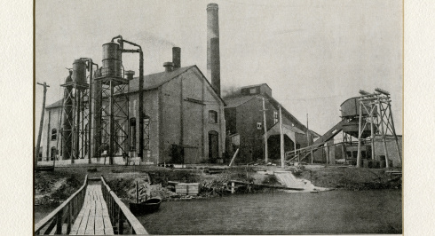 Waterford Lake electric power plant, 1916.