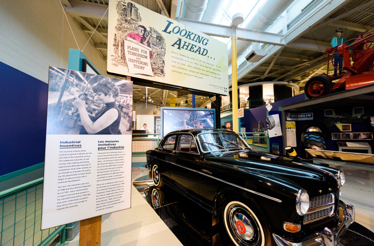 Volvo Canadian on display at the Museum of Industry.