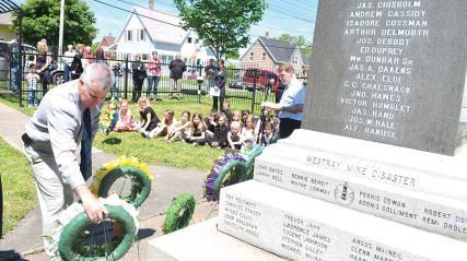 Davis Day Ceremony, Stellarton 2012.