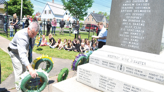 Davis Day Ceremony, Stellarton 2012.